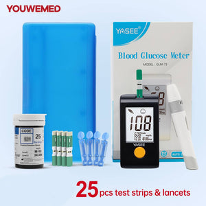 Blood Glucose Meter(GLM-73 Black orange )