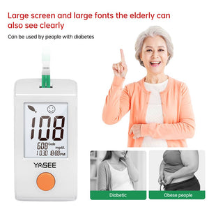 Blood Glucose Meter(GLM-73 Black orange )
