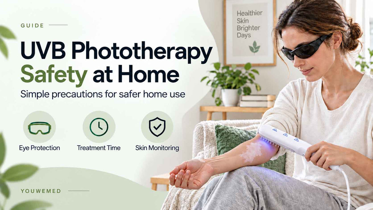 How to Use a UVB Phototherapy Lamp Safely at Home?