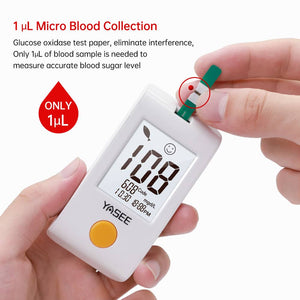 Blood Glucose Meter（GLM-73 Black orange ）