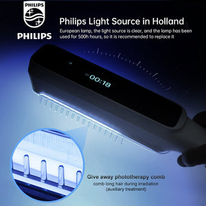 BU-10 illuminated 311nm NB-UVB device with detachable light comb
