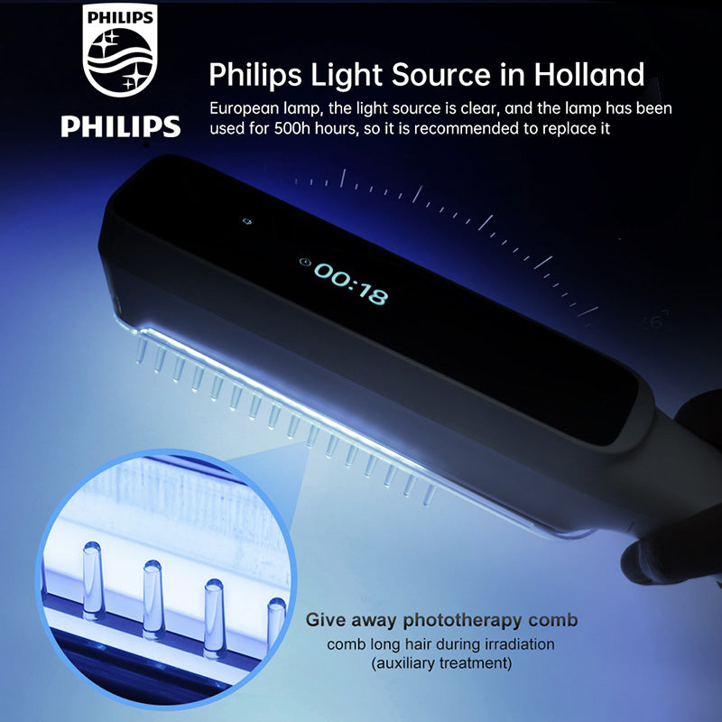 BU-10 illuminated 311nm NB-UVB device with detachable light comb
